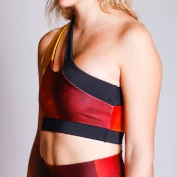 Fire Sports Bra - One Shoulder - Picture 7 of 12